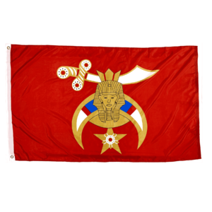 Shriner Flag – 3 x 5 ft. Standard Size by Fez & Compass International