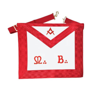 Masonic Scottish Rite AASR Honor Apron M+B Leather Apron (Lambskin)