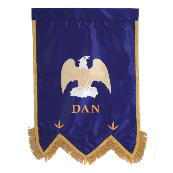 Masonic Dan Royal Arch Chapter Banner with Gold Braid Fringe