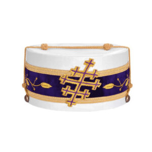 Sovereign Grand Commander 33 Degree Crown Cap-Hand Embroidered Gold Bullion