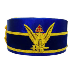 32nd Degree Scottish Rite Blue Cap-Wings Up