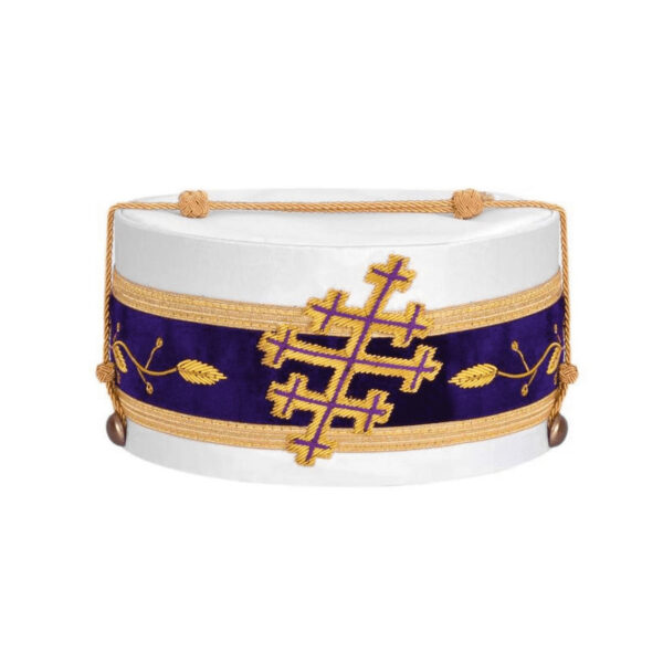 Sovereign Grand Commander 33 Degree Crown Cap-Hand Embroidered Gold Bullion