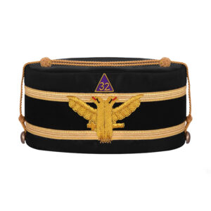 32nd Degree Scottish Rite Crown Cap-Wings Up With Gold Cord