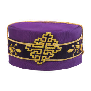 33 Degree Masonic Grand Sovereign Crown Cap (Purple)