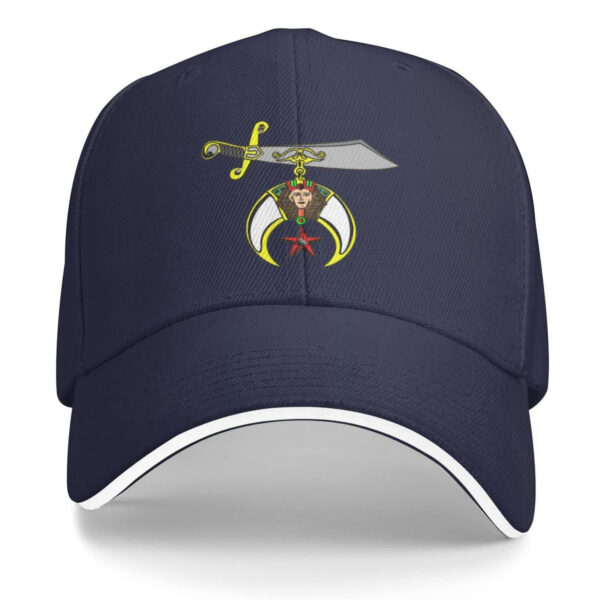 Masonic Shriner Embroidered Logo Baseball Cap