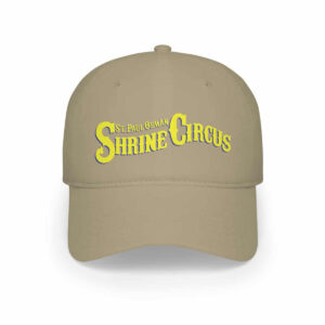 St. Paul Osman Shrine Circus Khaki Low Profile Baseball Cap
