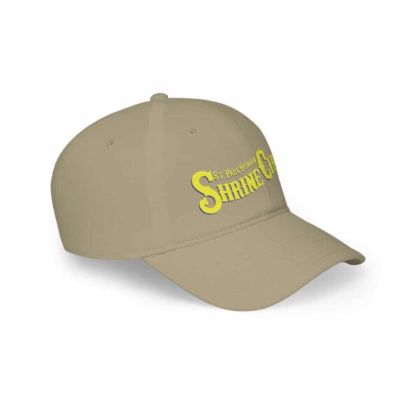 St. Paul Osman Shrine Circus Khaki Low Profile Baseball Cap - Image 2